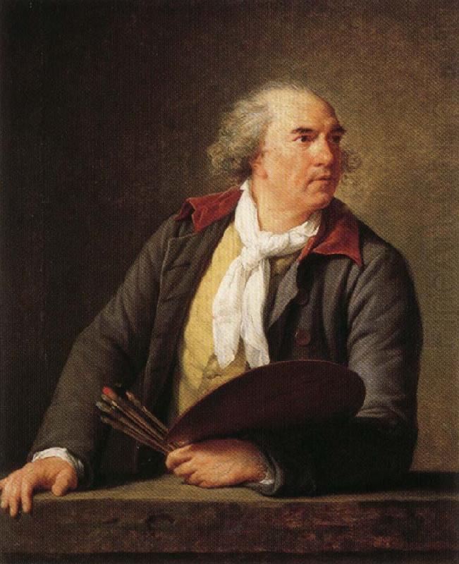 Portrait of the Painter Hubert Robert, Elisabeth-Louise Vigee-Lebrun